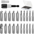thumbnail image 1 of Screw Extractor Kit, [22 Pcs] Stripped Screw Remover, Damaged Screw Remover And Extractor Set, Speed Out Drill Bits Set For Broken Or Damaged Screw Ma, 1 of 2