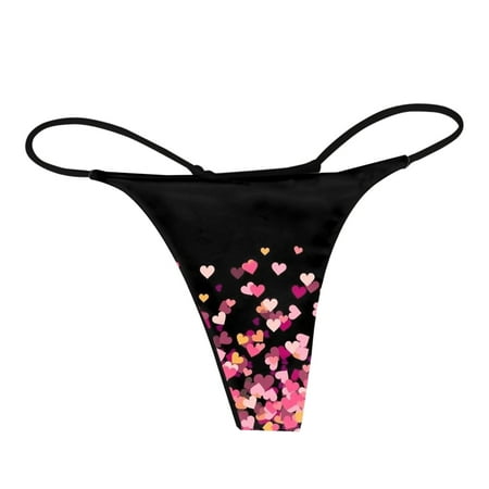 

Womens Seamless Underwear Valentine Day Thongs For Women Low Waist Stretch Straps Panties Underwear Women