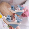 thumbnail image 5 of Utoimkio Flat Sandals for Women Summer Women Strap Summer Slide Sandals Platforms Wedges Shose, 5 of 9