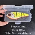 thumbnail image 4 of Swim GLIDEBAIT Fishing Lure Long Casting Hard Artificial Bait For Pike AD 115g, 4 of 6