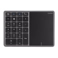 thumbnail image 2 of Wireless Number Pad, 21 Keys Number Pad Touchpad With Touchpad For Win For  For OS X Iron Gray, 2 of 8