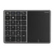 thumbnail image 3 of Teclado numérico inalámbrico 2 en 1 con panel táctil - Gris hierro, 3 of 10
