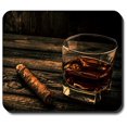 thumbnail image 2 of Art Plates Mouse Pad - Cigar & Whiskey, 2 of 4