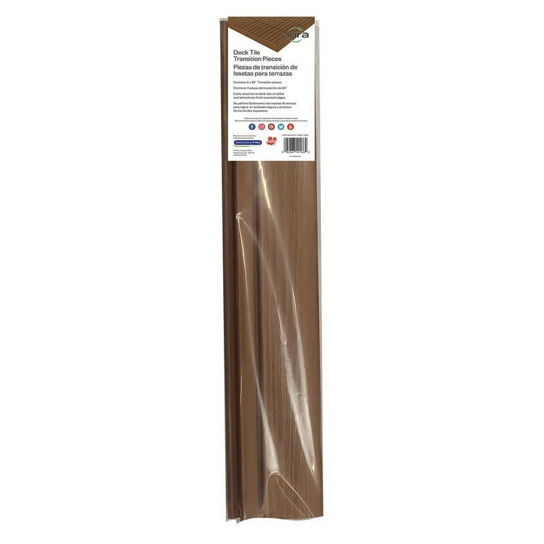 Aura 1 in. H X 24 in. L Prefinished Driftwood Polystyrene Floor Transition Aura 1 in. H X 24 in. L Prefinished Driftwood Polystyrene Floor Transition