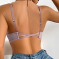 thumbnail image 3 of Women Front Closure Bra Lace Underwire Back Support Bras Push up Everyday Casual Top, 3 of 5