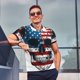 thumbnail image 4 of Fotbe American Flag Skull Camiseta Polo de Golf para Hombre con Estampado – Camisa Deportiva Transpirable con Cuello Abotonado-Medium, 4 of 6