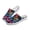 Abstract Graffiti Pattern, variant on Chririnla Unisex Orange Polka Dot Mesh Slip On Clogs | Breathable Lightweight Summer Shoes for Indoor Outdoor