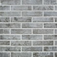 thumbnail image 4 of The Tile Life Brick City 2" x 10" Gray Matte Porcelain Tile Sample, 1 Piece, 4 of 12