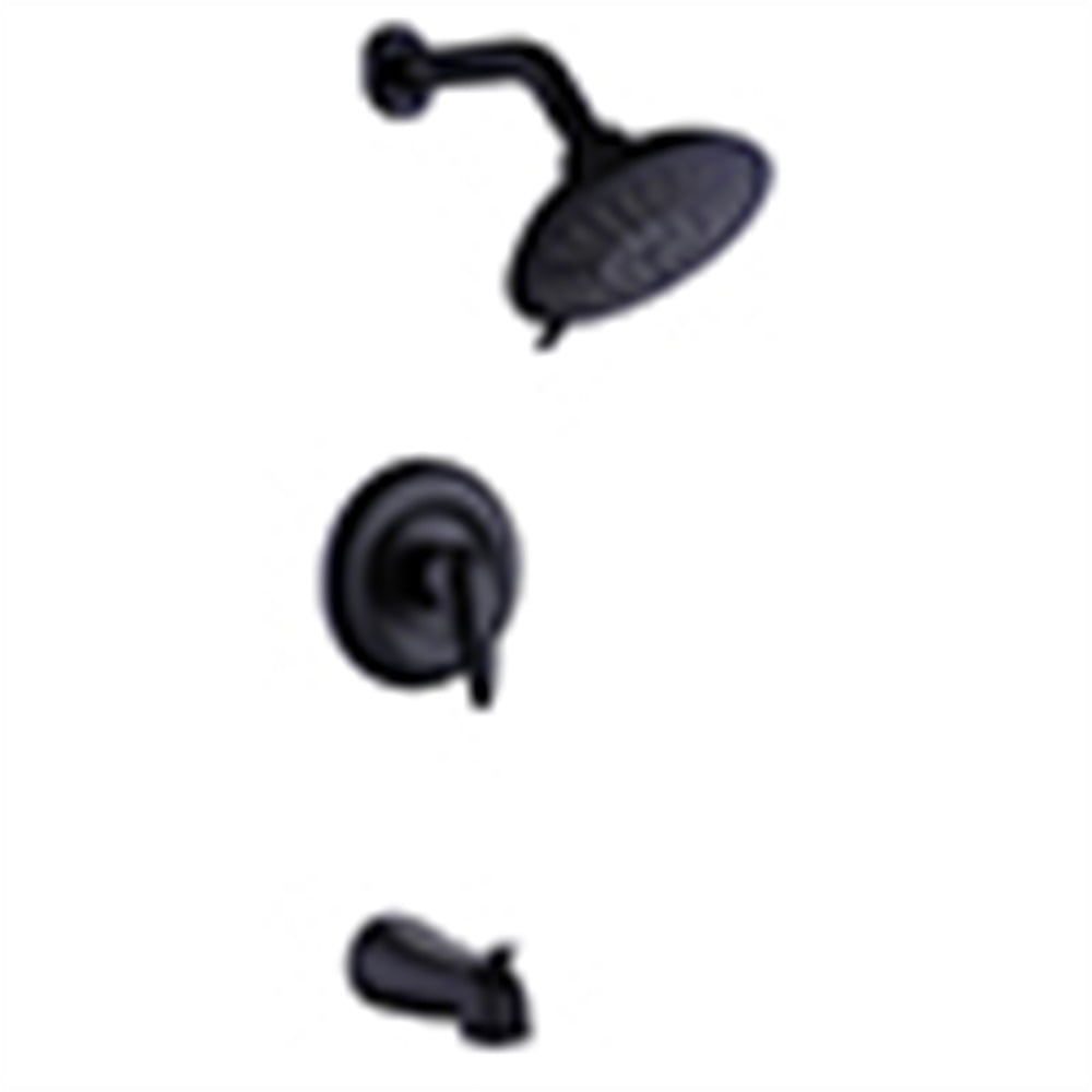 Kepooman Shower Faucet with Rough-in Valve witDiverter for Home Hotel, Matte Black Kepooman Shower Faucet with Rough-in Valve witDiverter for Home Hotel, Matte Black