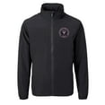 thumbnail image 2 of Men's Cutter & Buck Black Inter Miami CF Charter Eco Recycled Full-Zip Jacket, 2 of 3