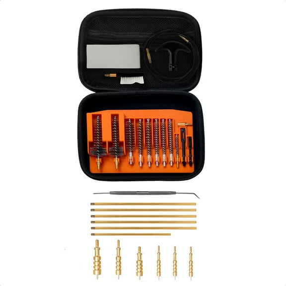 GRITR Rifle Cleaning Kit .17 Through .44 Cal. - All the Essentials