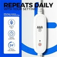 thumbnail image 3 of LED Grow Light Bulb with Timing and Hanging System, 25W Full Spectrum, 4H/9H/14H Timer, Hanging Grow Lights for Indoor Plants with 16.4FT Power Cord, Plug in Pendant Light for Plants, 3 of 6