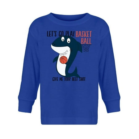 

Shark Playing Basketball Long Sleeve Toddler -Image by Shutterstock 2 Toddler