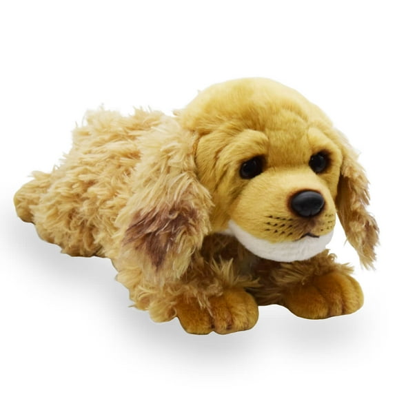 Realistic Cocker Spanie Dog Stuffed Animal Plush Toy, Lifelike Animal Plushies, Simulation Animals Doll