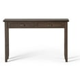 thumbnail image 5 of Simpli Home Artisan 46 inch Wide Solid Wood Transitional Console Sofa Table in Natural Aged Brown, 5 of 6