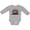 AC-Heather Grey, variant on Inktastic Porcupine Boys or Girls Long Sleeve Baby Bodysuit