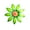 Green, variant on XMMSWDLA Pool Party Decorations Iron Flower Wall Decoration, Home Decoration, Indoor and Outdoor Decoration Items