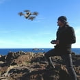 thumbnail image 2 of LYUCRAZ - Dron con cámara 4K HD para fotografía aérea, 8K, cámara única, plegable, control remoto, cuadricóptero para evitar obstáculos, juguete gris, 2 of 6