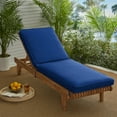 thumbnail image 3 of Sorra Home  Marine Indoor/ Outdoor Hinged Cushion - Corded Richloom Veranda Navy 79 in x 25 in x 3 in, 3 of 4