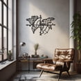 thumbnail image 3 of LaModaHome Exclusive Directional Compass Metal Wall Art – Durable & Artistic Metal Wall Art for Home and Office Decor, Perfect for Any Interior Design Aesthetic, 3 of 5