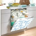 thumbnail image 2 of Yayeee Magnetic Dishwasher Cover for The Front Decoration Home Kitchen Machine Sticker Protector, Blue Butterfly, 2 of 6