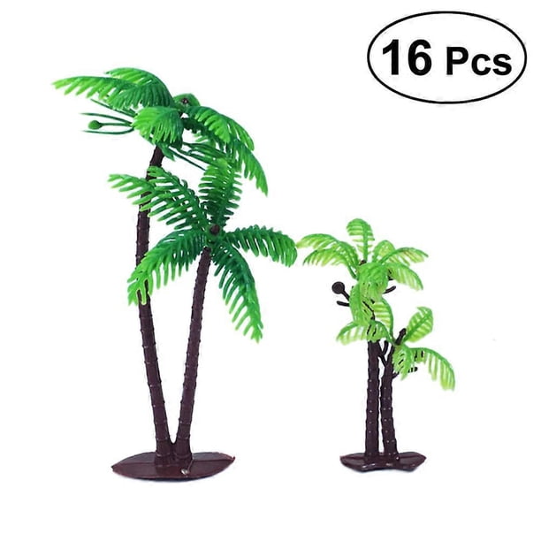 16 Pcs Capacillos Para Cupcake Coconut Tree Cake Topper Cake Decorations Cake Toppers Cake Picks