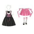 thumbnail image 4 of FYEGRE Bavarian Oktoberfest Dirndl Dress for Girls Elegant Traditional German Festival Party Fancy Outfit Casual Wear Hot Pink 9-10 Years, 4 of 4