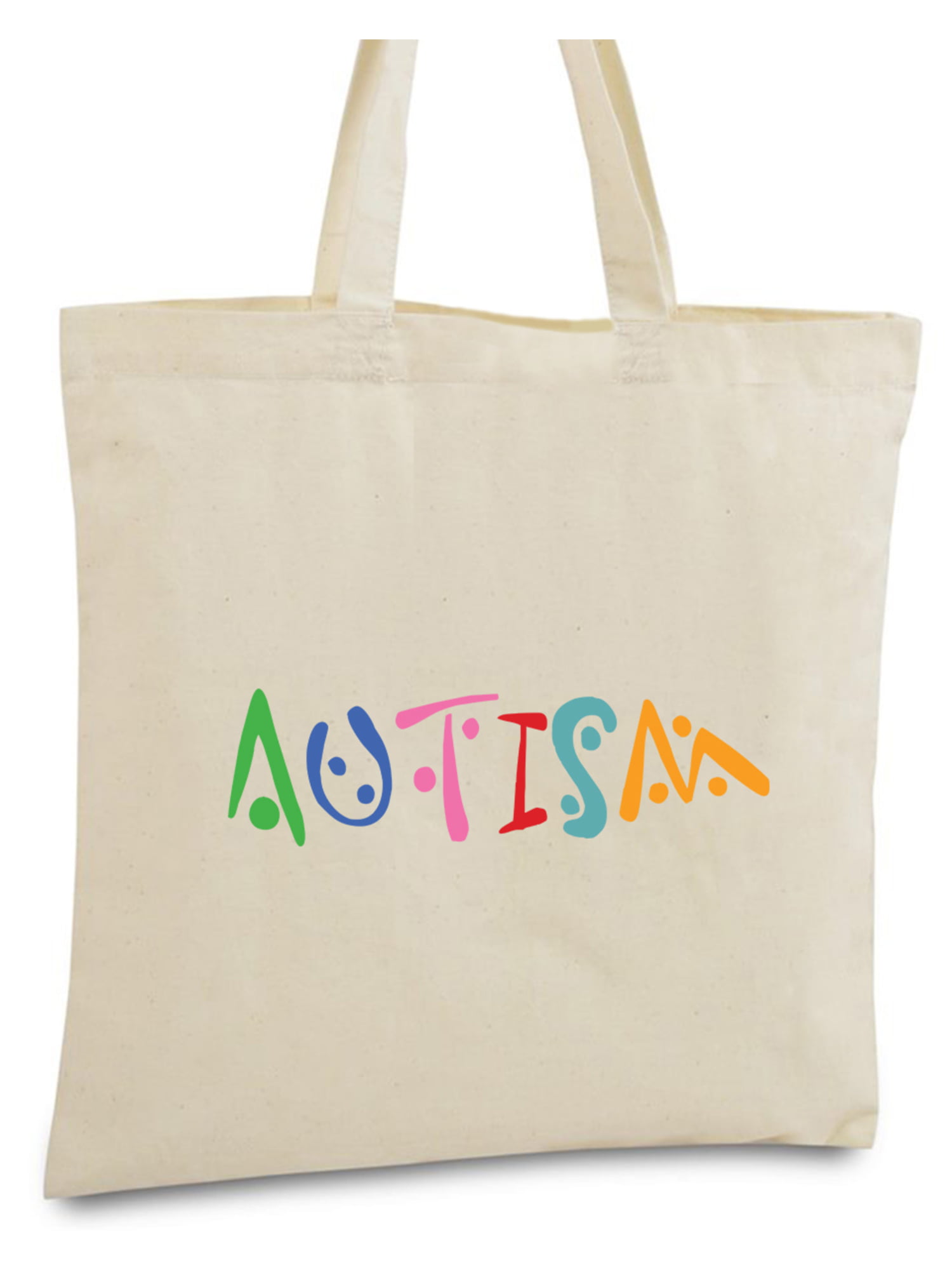 CANVAS BAG Hope AUTISM TOTE SHOPPING BAGS 