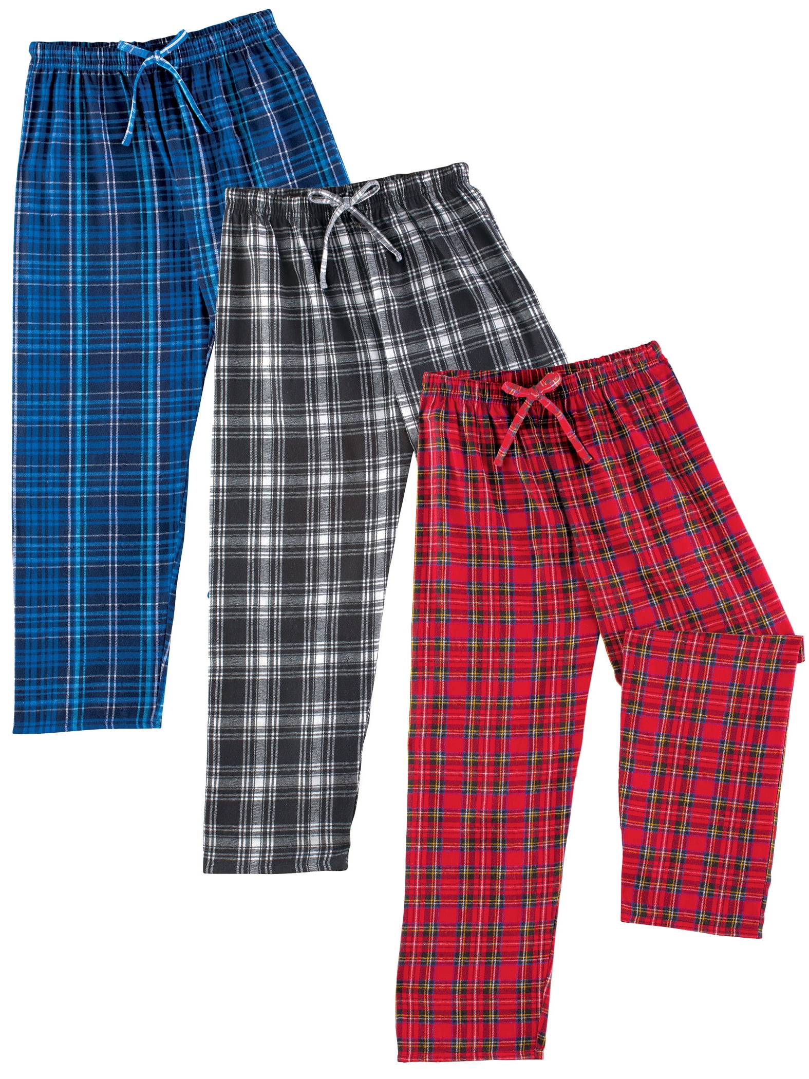 3-Piece Warm Fleece Flannel Drawstring 