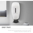 thumbnail image 5 of Black Wall Mount Soap Dispenser Drip Tray for Kitchen Bathroom Easy Install 4 Pack, 5 of 5