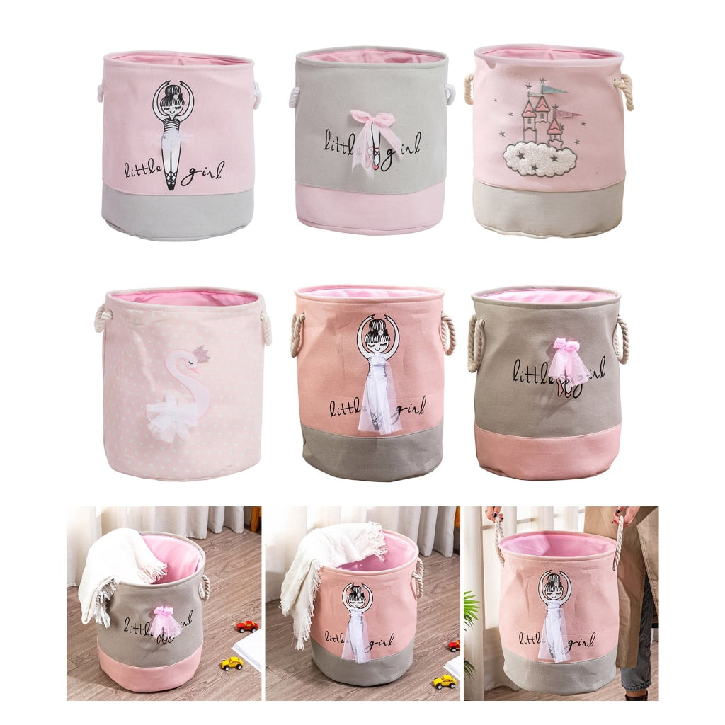 Laundry Hamper Foldable Clothing Storage Basket with Handle Household Large Capacity Dirty Clothes Organiser