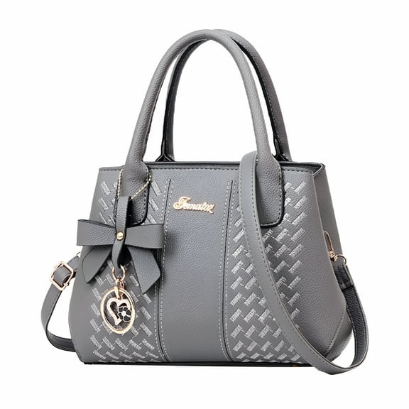 GASTROPOD Classic European and American Fashion Middle Aged Mother Handbag Genuine Leather Purses Handbags for Women Vintage Handmade Real Leather Shoulder Bag Crossbody Satchel Purse with Strap