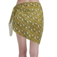 thumbnail image 2 of KLL Sunflowers 2 Print Women's Sarong Coverups Short Bathing Suit Wrap Skirt Beach Wrap Swimsuit Cover Ups, 2 of 6