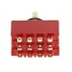 thumbnail image 5 of Interruptor de de Encendido/encendido 12 Pines Modelo 4PDT Rojo Paquete de 5 Macarena En / Sobre el interruptor de palanca, 5 of 8