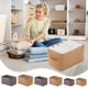 thumbnail image 1 of Caja de Almacenamiento de Tela No Tejida Gruesa con Refuerzo de Aro de Acero - Cesta Organizadora Multitamaño para Ropa, Juguetes y Artículos Del Hogar En Color Caqui o Gris, 1 of 6