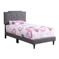 Glory Furniture Deb Twin Bed in Gray Color