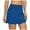 Dark Blue, variant on 2 In 1 Shorts Crossover High Waisted Tennis Skirt Summer for Athletic Gym Running Shorts with Liner Pockets,Black,XXL