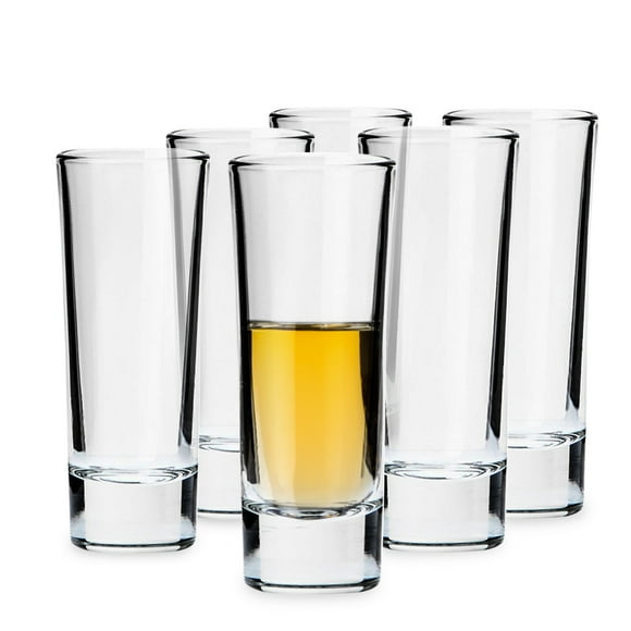 Juego De 6 Tequileros De Vidrio. 60 ML. Borgonovo  Indro