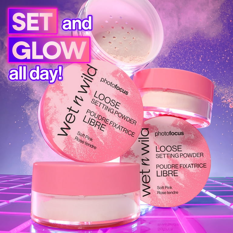 wet n wild Photo Focus Loose Setting Powder, Soft Pink
