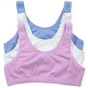 Fruit Of The Loom 3pk Girls Sport Built Up