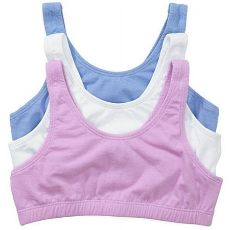 Fruit Of The Loom 3pk Girls Sport Built Up