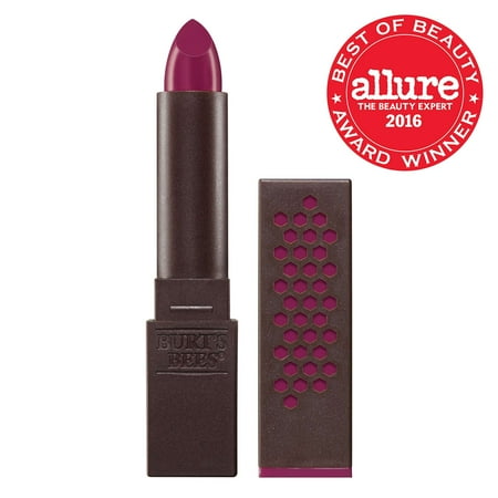 Burt's Bees 100% Natural Moisturizing Lipstick, Magenta Rush, 1 Tube