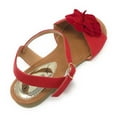 thumbnail image 5 of Victoria K Women's Solid Flower Sandals, 5 of 5