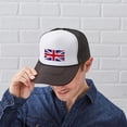 thumbnail image 5 of CafePress - Union Jack - Adjustable Unisex Printed Trucker Hat with Mesh Back, 5 of 8