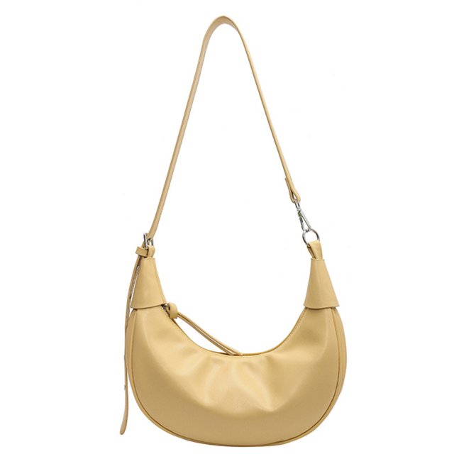 Bolso bandolera de un solo hombro Bolso Joker jiaozi El bolso de hombro de gran capacidad es adecuado para viajes diarios amarillo