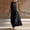 Black women's sleeveless maxi dress a1, variant on Uscallm Women's Collared Sleeveless Button Down Maxi Dresses Flowy Casual Long Boho Beach Vacation Sundresses, Wine 2XL
