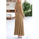 thumbnail image 2 of Conjunto de Falda Larga y Top para Mujer PRETTYGARDEN Camel XL, 2 of 7