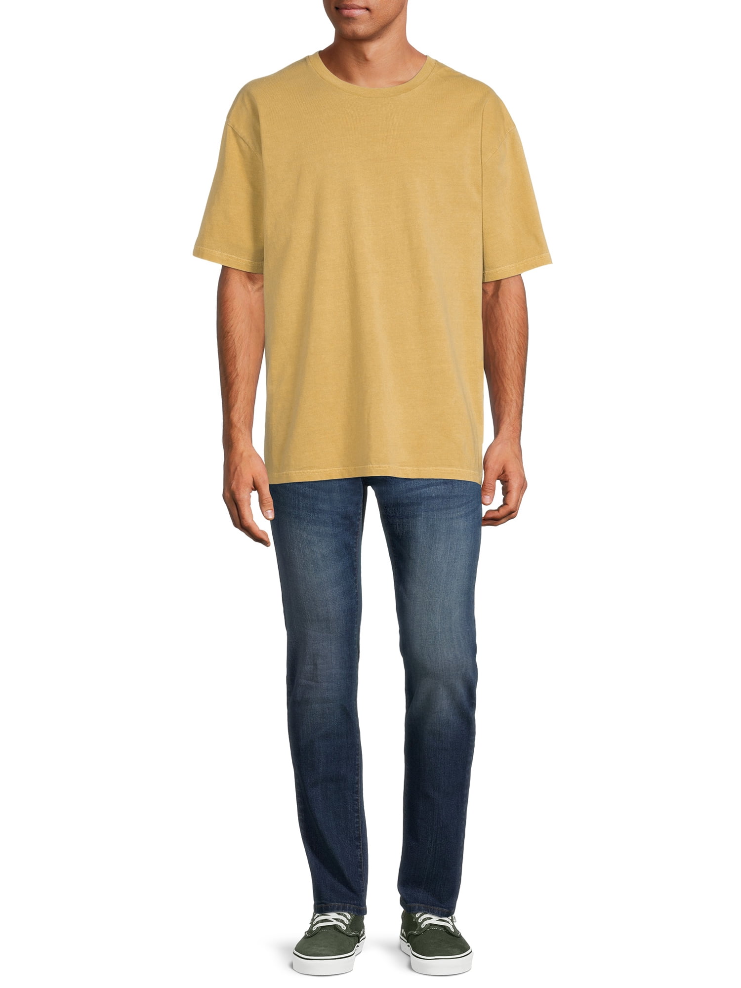 No Boundaries Men's Oversized T-Shirts, 2-Pack