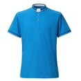 thumbnail image 1 of BLESSUME Chemise de Clergé à Manches Courtes pour Homme, Col à Patte, Chemise de Poteau - 10 Couleurs, 1 of 6