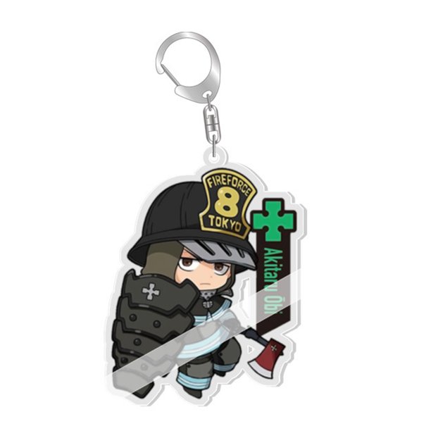 DraggmePartty Fire Force Anime Cute Acrylic Keychain (Free Combination